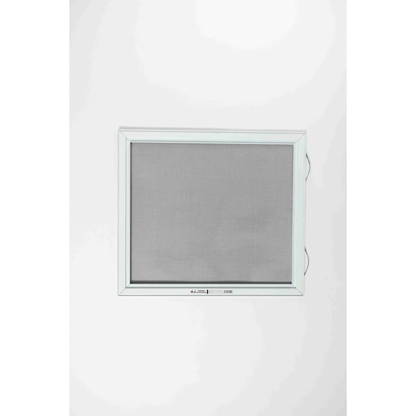 21 In W X 36 In H Double-Hung Window Screen, DH1, UltraVue Mesh, White